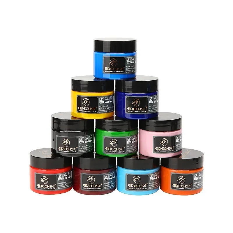 50ML Leather Shoes Repair Filler Cream Kit Restore Car Seat Sofa Scratch Scuffs Holes,for Furniture Couches Car Seats Boots