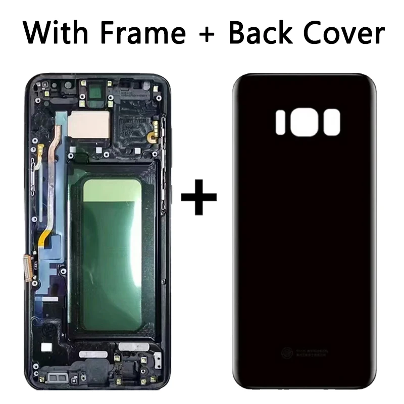 Tft Qualidade Lcd Touch Screen com Quadro para Samsung s8 Plus G950 G950f G955fd G955f G955 - Image 4