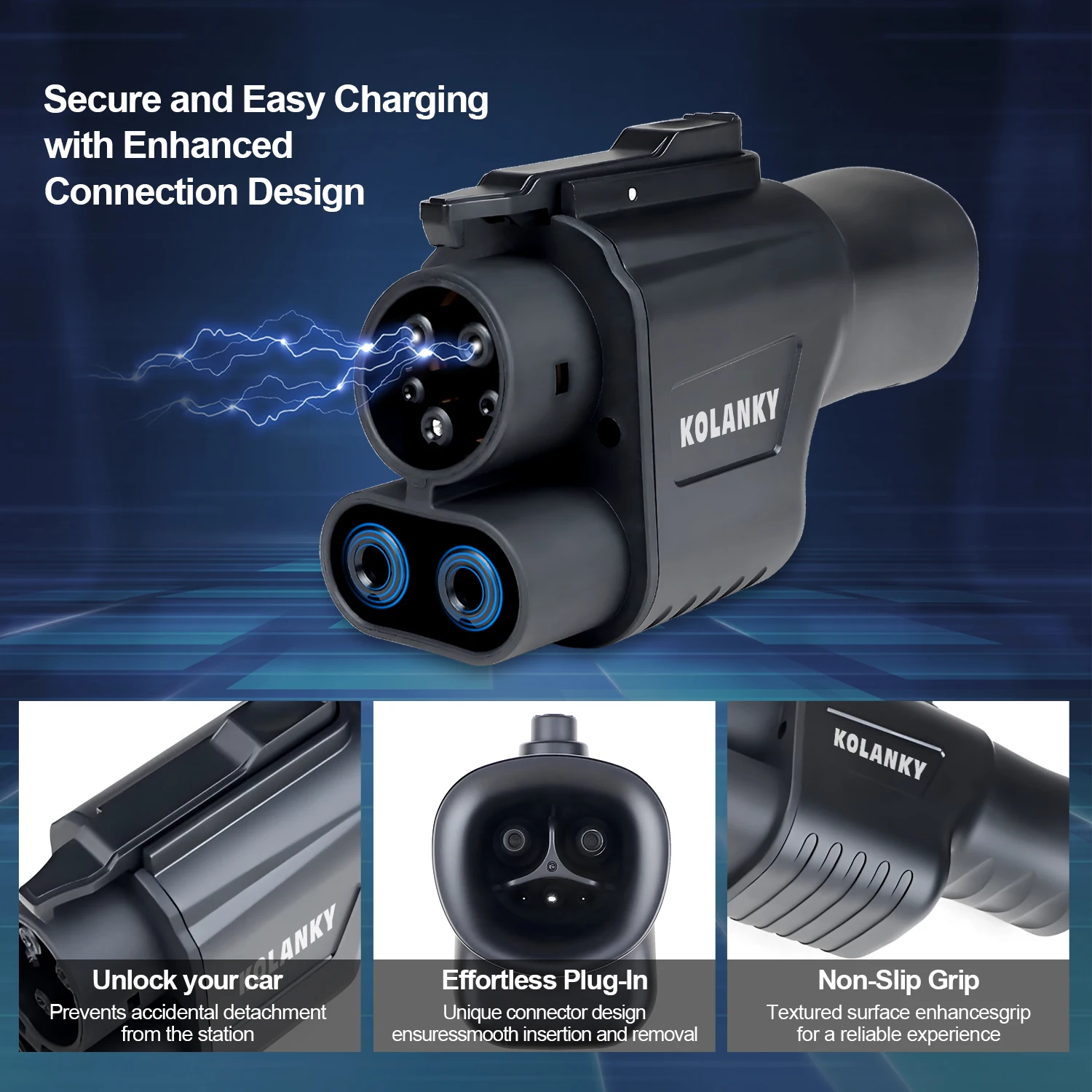 NACS to CCS1 Tesla Supercharger Adapter. 500A Fast Charge EV Tesla superchargers