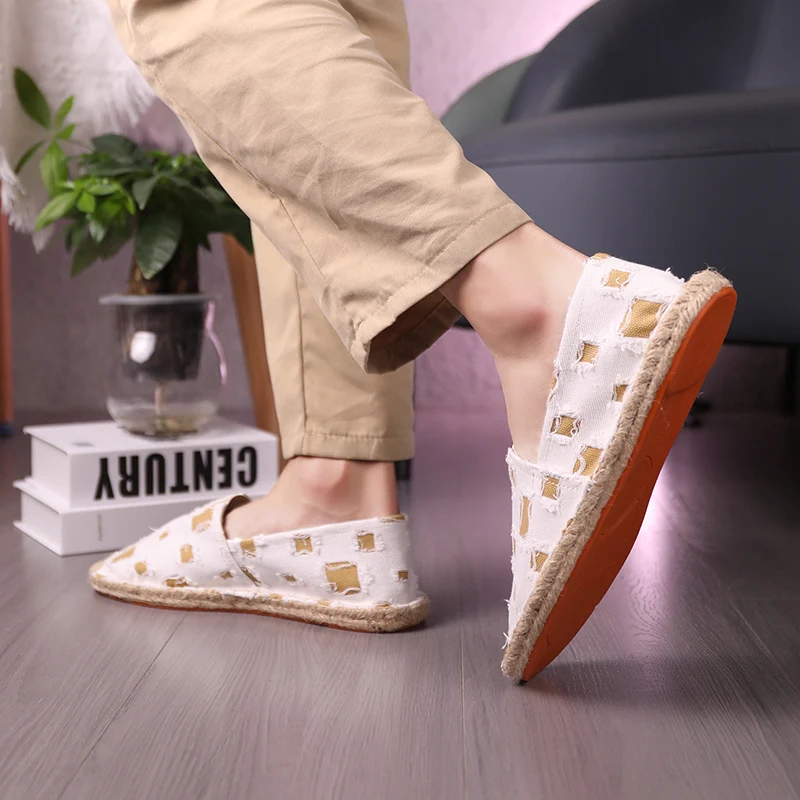 Loafer Flat Canvas Espadrilles Burberry Flat Espadrilles Canvas