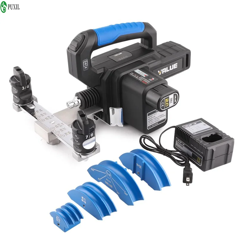 

Lithium Electric Tube Bender VEB-1 Electric Tool Copper Tube Bender 6-22MM Air Conditioning Tube Bending Automatic pipe bender