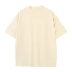 Personalized Custom Design White Men's T-Shirt - Create Your Own Unique Style - S (Cream)