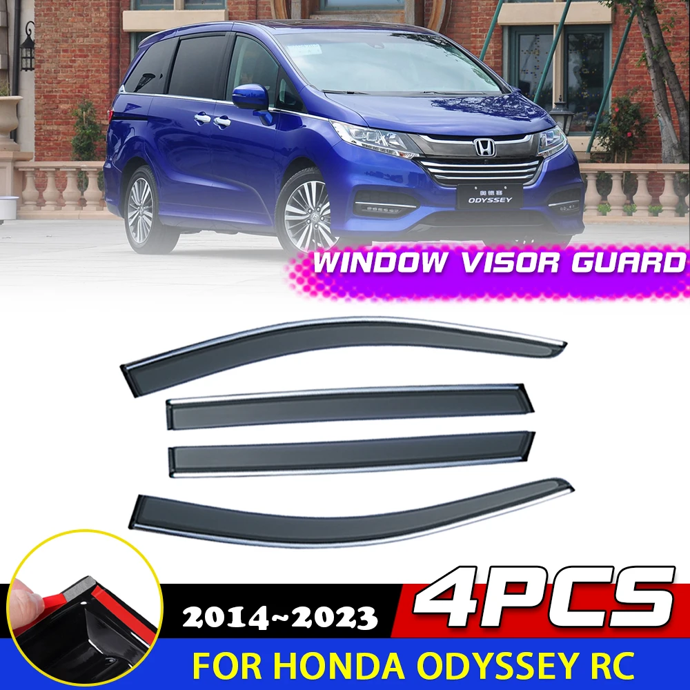 Car Windows Door Visor For Honda Odyssey Rc 20142023 Awnings Sun Rain