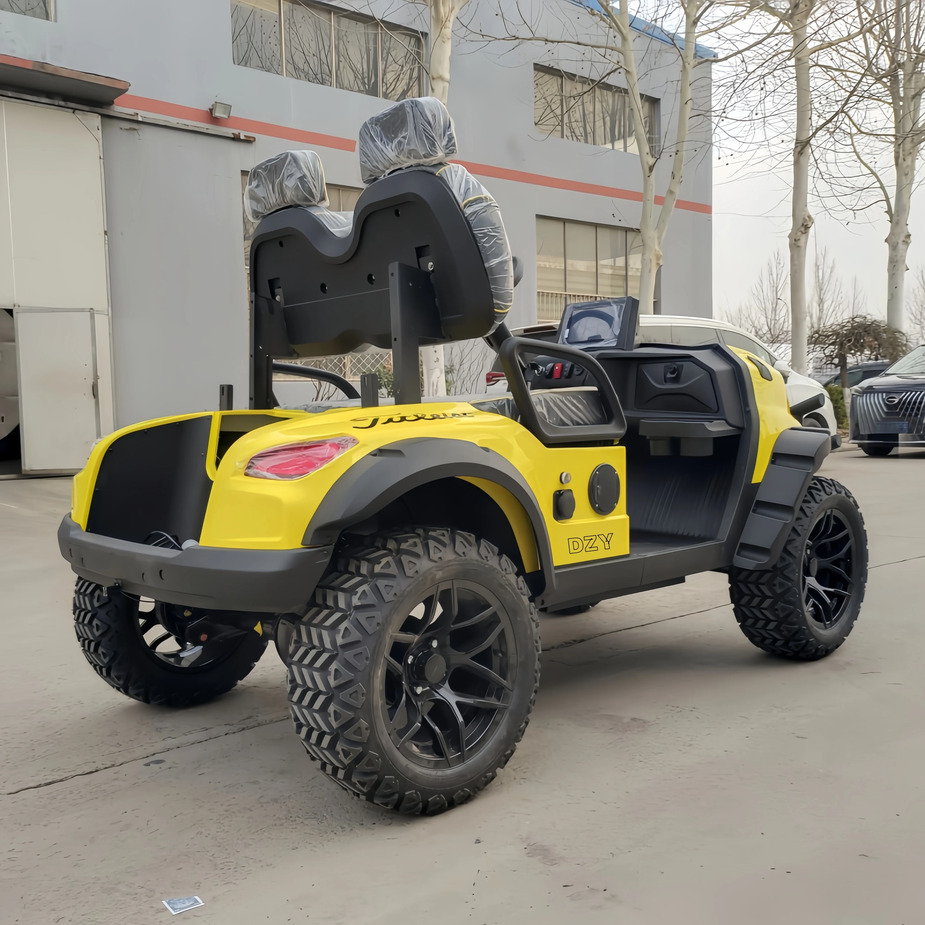 Electric Off-Road Golf Cart 2/4/6/8 Passenger Capacity Seats Lithium Battery Car Buggy Electric sightseeing car 3