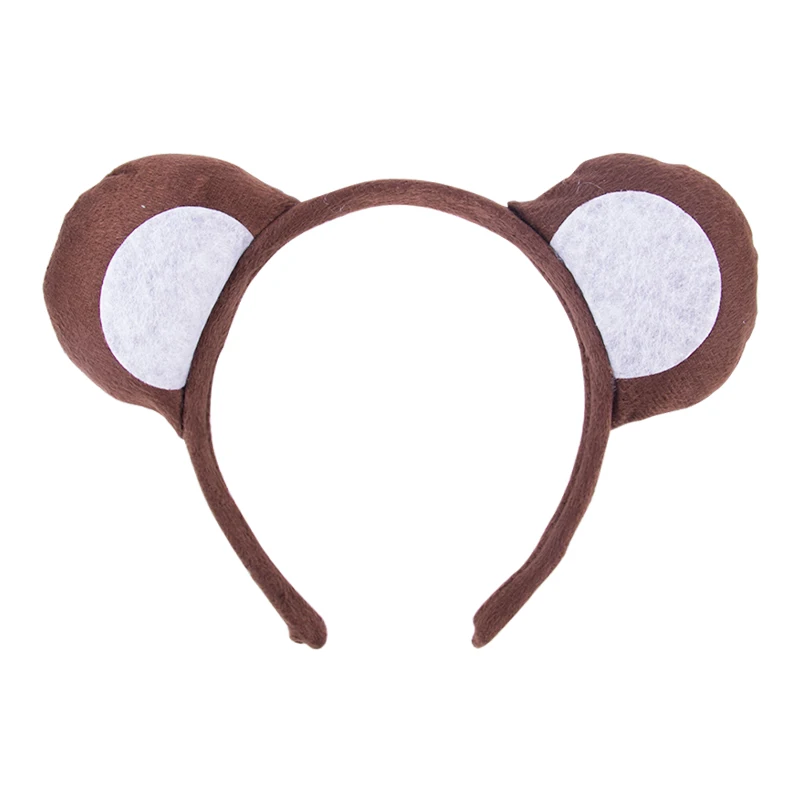 Tiere Horn Ohren Stirnband Giraffe Zebra Tiger Affe Haar Hoop Cosplay Kostüm Haarband Dschungel Safari Geburtstag Party Supplies – Detail 6
