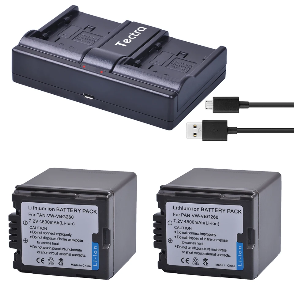 Compatible VW-VBG130 Battery For VW-VBG260 VBG130K VBG260K VBG390 - View #11