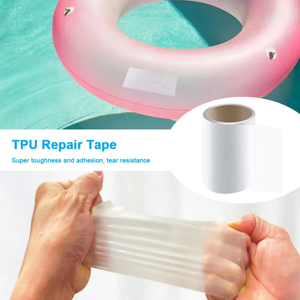 Waterproof TPU Repair Tape Kit for Inflatable Pools and Tents