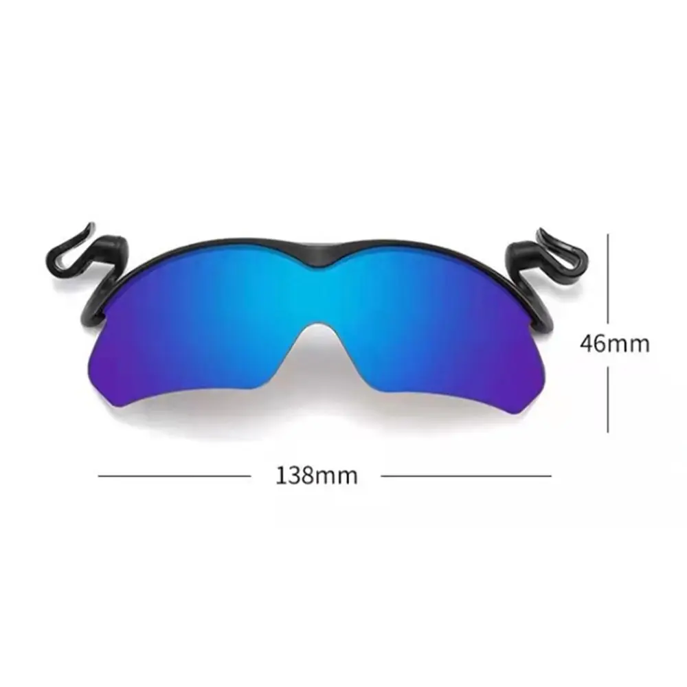Clip Cap Sports Sunglasses, Clip On Hat Polarized Sunglasses, Flip-Up Cover UV Protection Fishing Cycling Outdoor Sunglasses