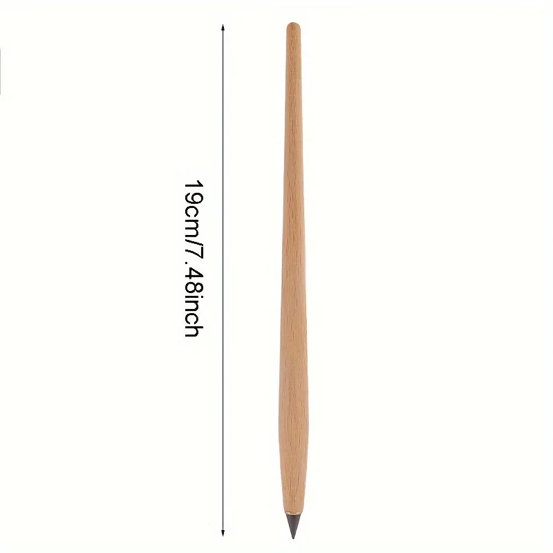 13Pcs/set Everlasting Pencil Unlimited Writing Solid Wooden Pencil HB Replacement Set Student Drawing Art Pencil School Supplies 6