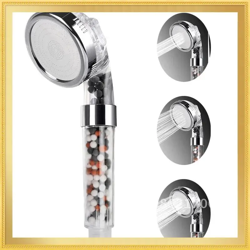 

Rainfall Shower Head Filter Massage High Pressure Saving Water Shower Nozzle Premium Bathroom Accesary 3 Modes SPA