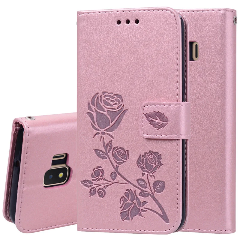 

Flip Wallet Case For Samsung Galaxy J2 Core Leather Phone Case On For Samsung J2 Core J260F J260 J 2 SM-J260F J2core Case Cover