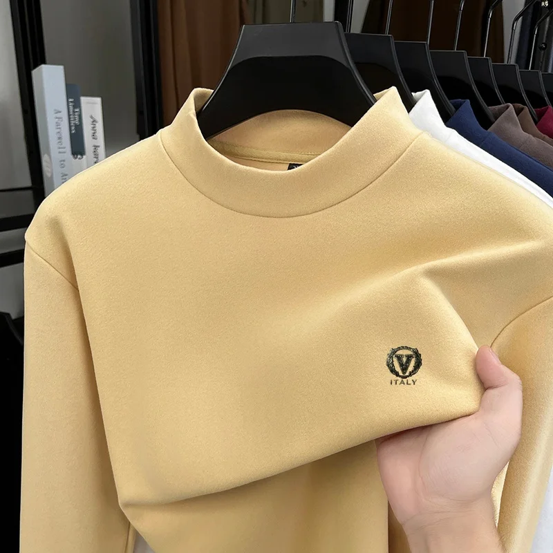 الراقية جودة الرجال شبه عالية الرقبة المخملية طويل...