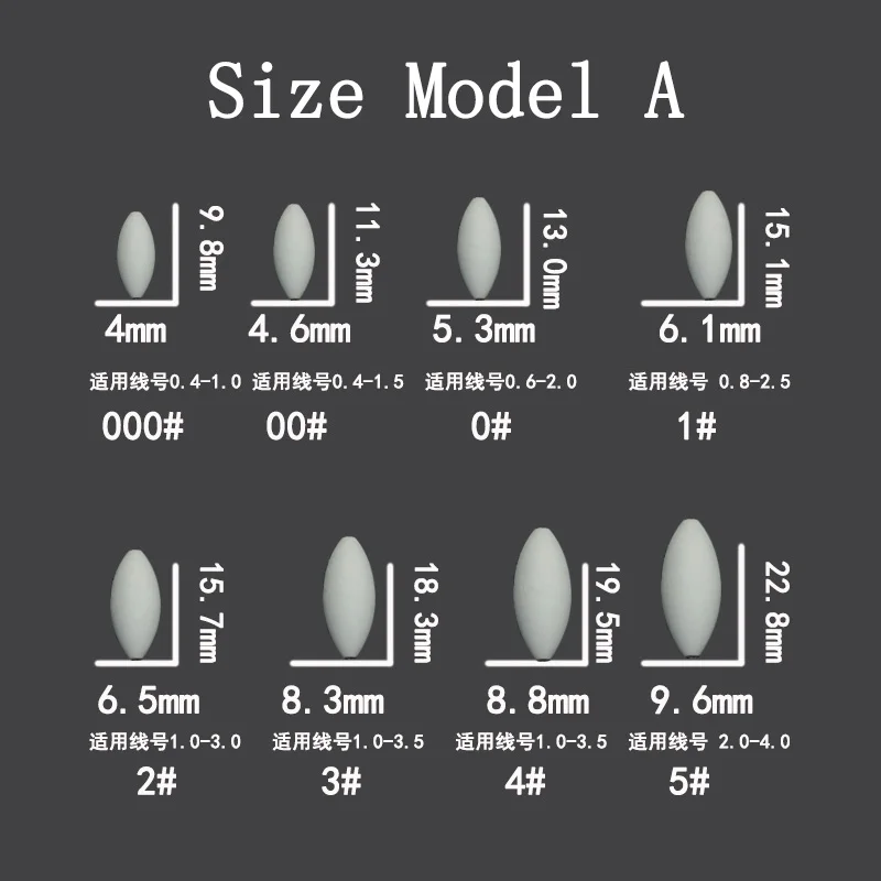 Mini Fishing Float 3 Shapes 000#-5# Seven Star Float Bobber Carp Fishing Tackle Accessory 30packs/lot
