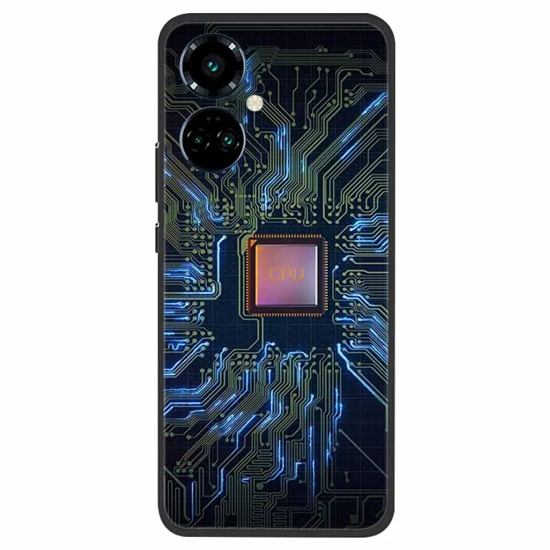 Sleek Black Silicone Bumper Phone Case - Premium TPU Coque