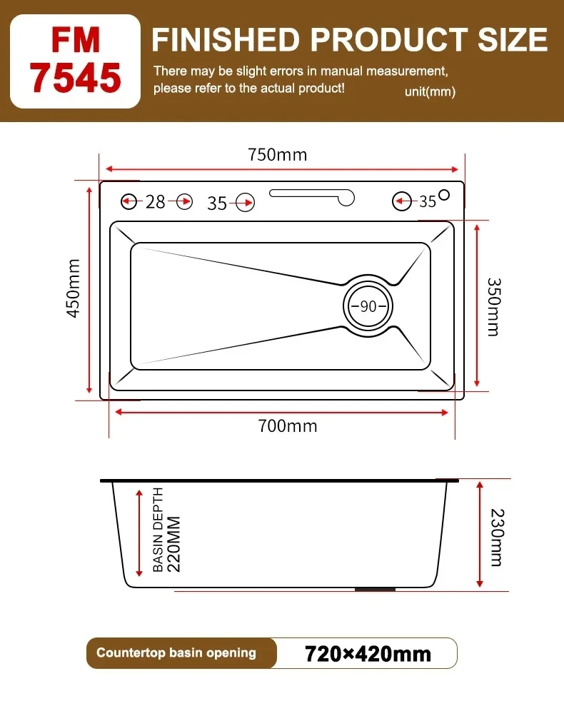 Luxury Black Golden Smart Waterfall Kitchen Sink Integrated Multifunction Digital Display Set Stainless Steel Large Single Slot 6