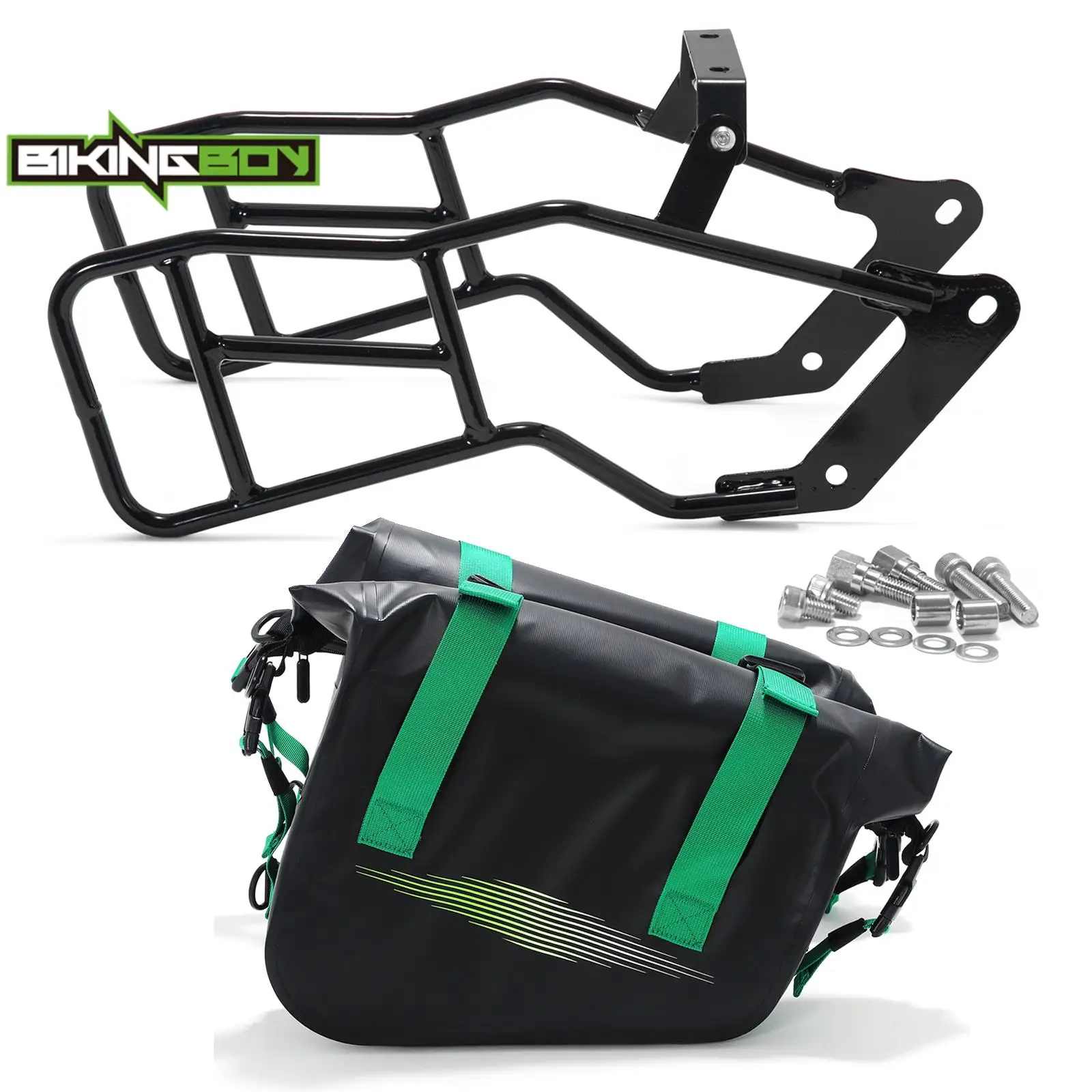 Bikingboy Per Talaria Xxx 4L + 4L Borse Laterali Borse Da Sella Valigie E Staffe Set Bici Elettrica Da Cross Mx