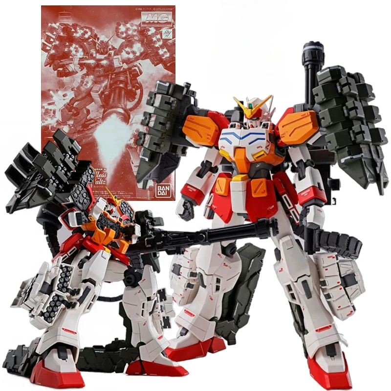 Bandai Pb Mg Gundam Heavyarms Ew Igel Unit Xxxg-01H 1/100 18Cm Gundam Wing Original Action Figure Model Kit Toy Gift Collection