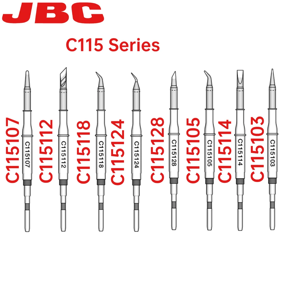 Pointe De Fer à Souder C115 – Pour Station JBC, Remplacement Chauffage Interne, Soudage Précis