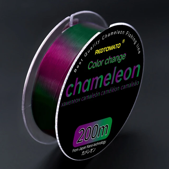 200m Chameleon Fishing Line Monofilament  Fluorocarbon Nylon Fishing Line  - 200m - Aliexpress