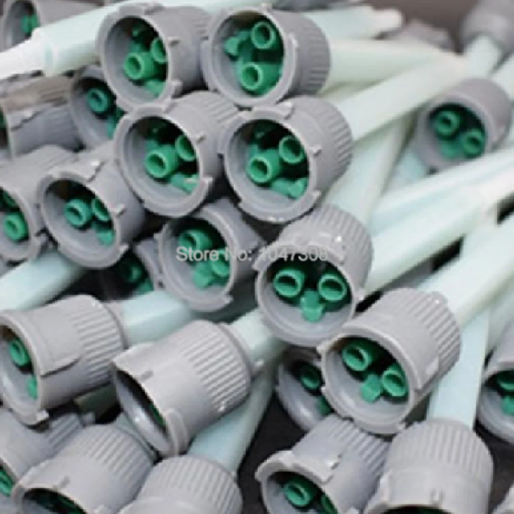 50 Pcs Epoxy Mixing Nozzle Tip For Adhesive Gun Applicator Static Mixer