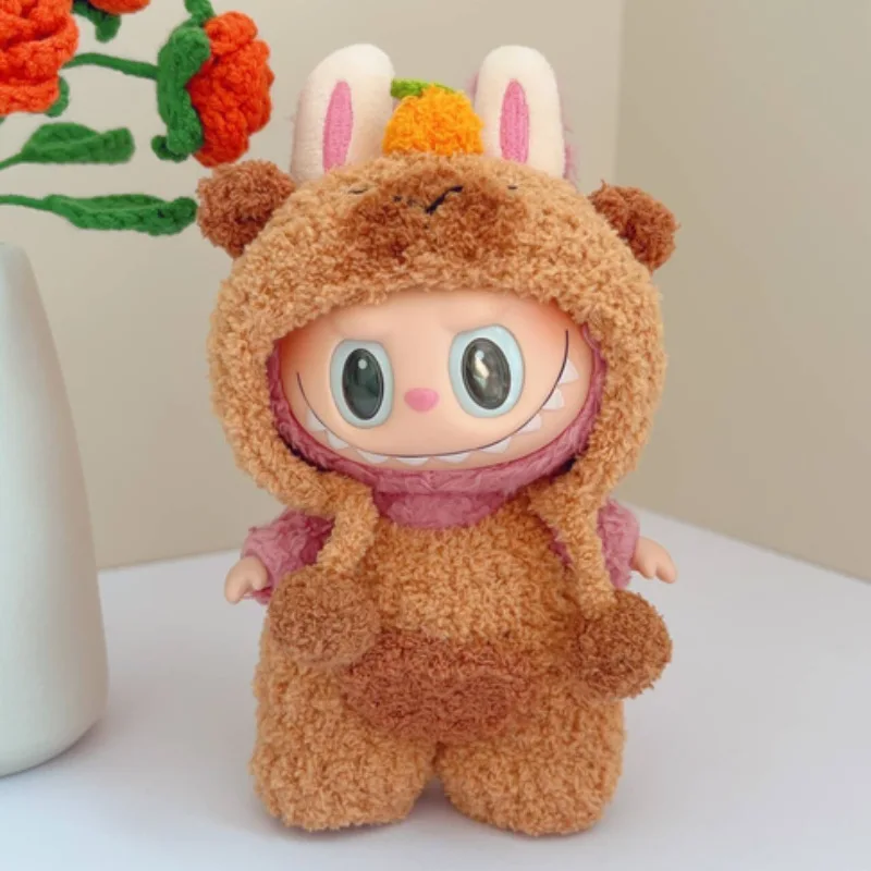 라부부 인형 옷 파티 마카롱 비닐 피규어 의상 교체복 (앉아있는 인형 또는 서있는 인형용) (옷만 포함)