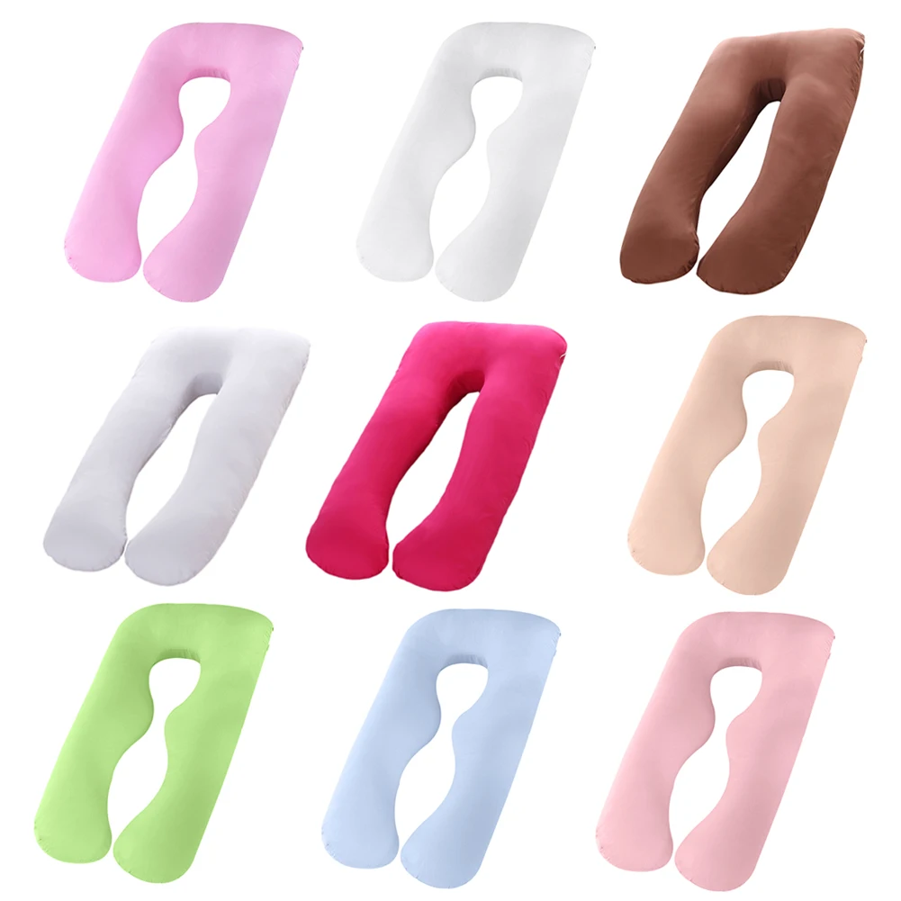 Pregnant Women Pillowcase U Shape Side Sleepping Bedding Maternity Cushion Cover