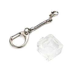 Gateron Mechanical Keyboard Switch Tester Keychain - Translucent Sampler Tool (Single frame lockcha)