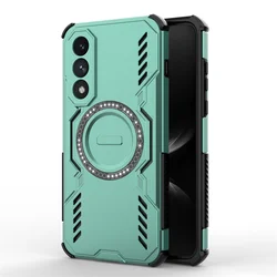 Enhanced Heat Dissipation Phone Case with Lens Protection and Magnetic Wireless Charging for OnePlus Nord CE5 (Green)