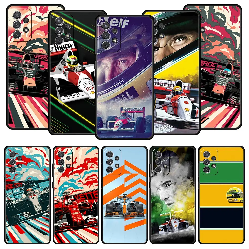 Ayrton Senna F1 Themed Phone Case Cover