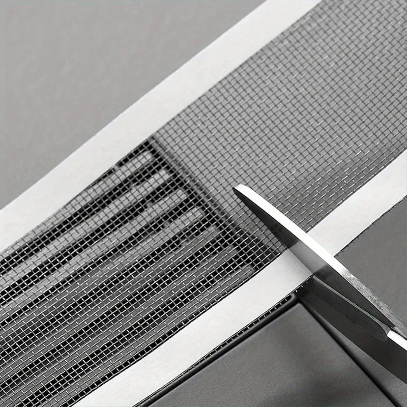 Disposable Shower Drain Hair Catcher Cutable Mesh Shower Drain Cover Stickers for Linear DIY Floor Screen