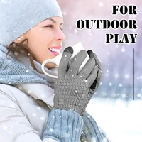 Winter Touch Screen Gloves, Warm And Cold-resistant, With Warm Knitted Elastic Cuffs Suitable For Outdoor Fishing And Skiing 4