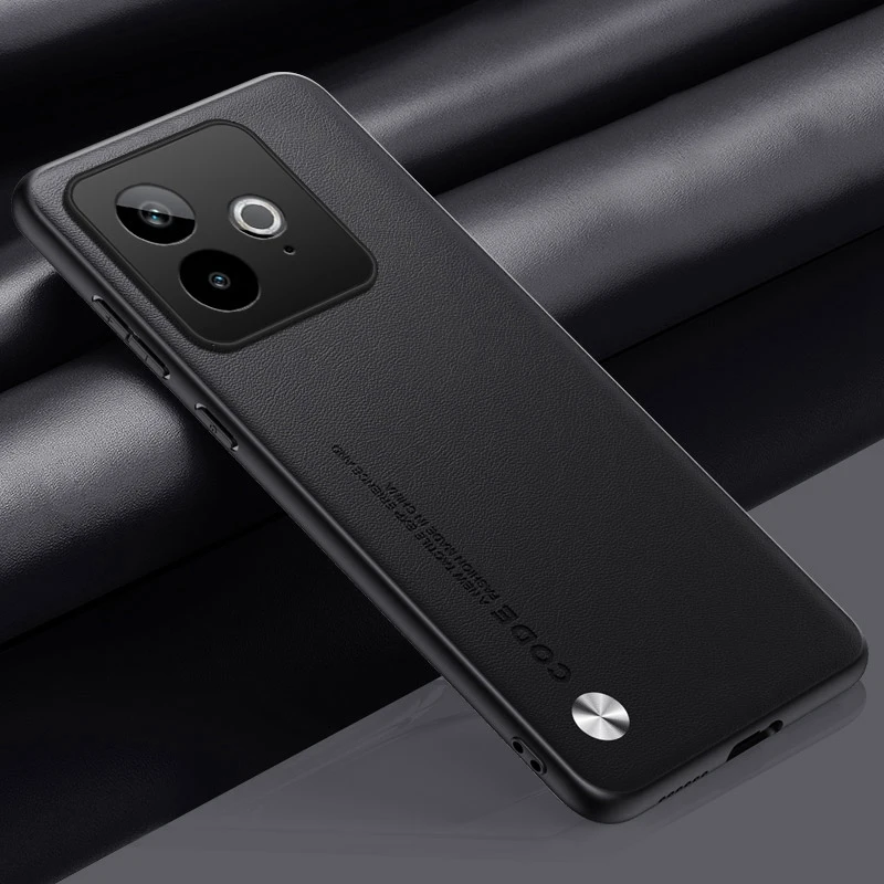 Luxury Leather Matte Silicone Shockproof Phone Case - Protective Cover