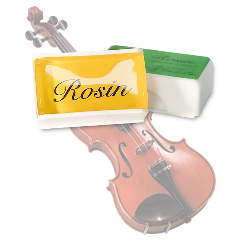Square Box Rosin for Violins, Violas, Cellos and other Bowed Instruments, Violin Accessories