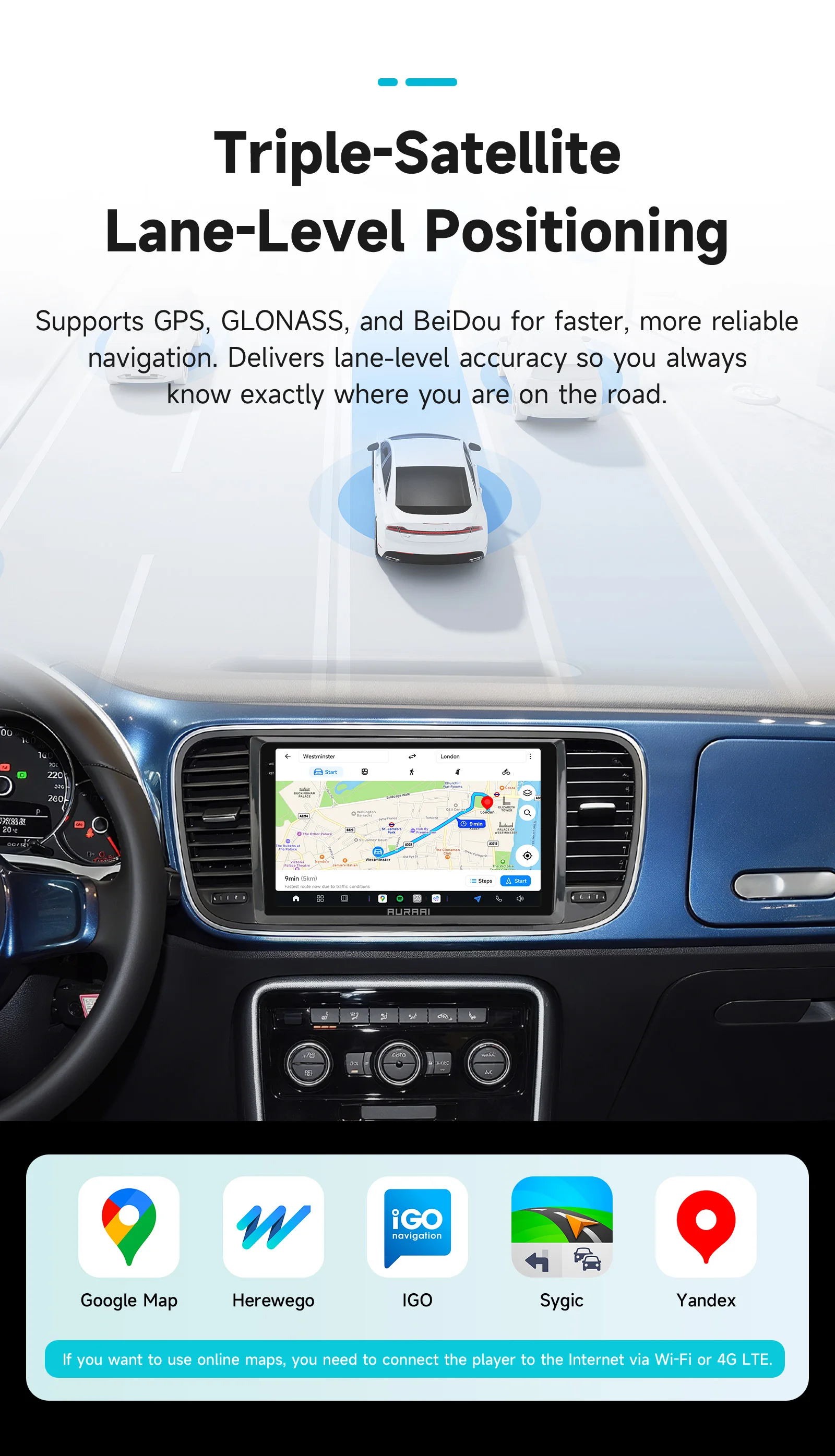 AURAAI 2K Android Auto-Intelligent-Bildschirm für Volkswagen Beetle A5 2011 - 2019 KI-Sprachsteuerung Autoradio ADAS 360 ° Cam Carplay – Detail 25