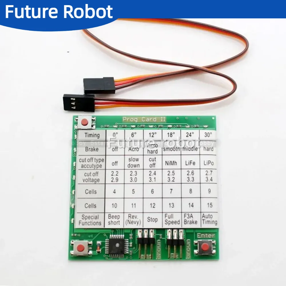 Carte de programmation ESC YPG pour Hobbyking YEP - GARTT avec câble de liaison et manuel d'instructions.
