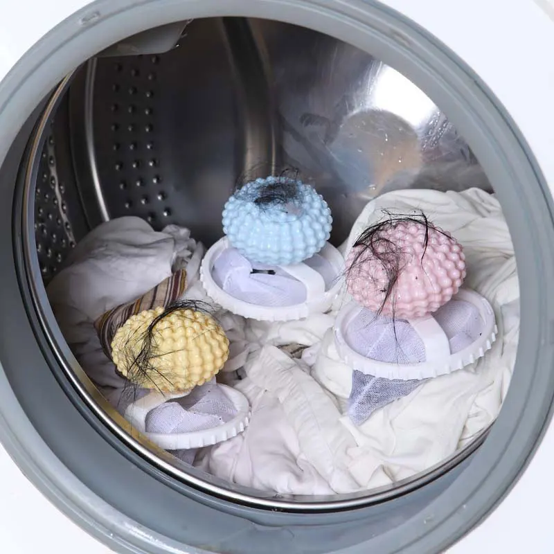 Pet Hair Remover Reusable Ball Wool Collector Cat Hair Remover Pet Fur Catcher Cleaning Tools Laundry Washing Machine Filter Bag