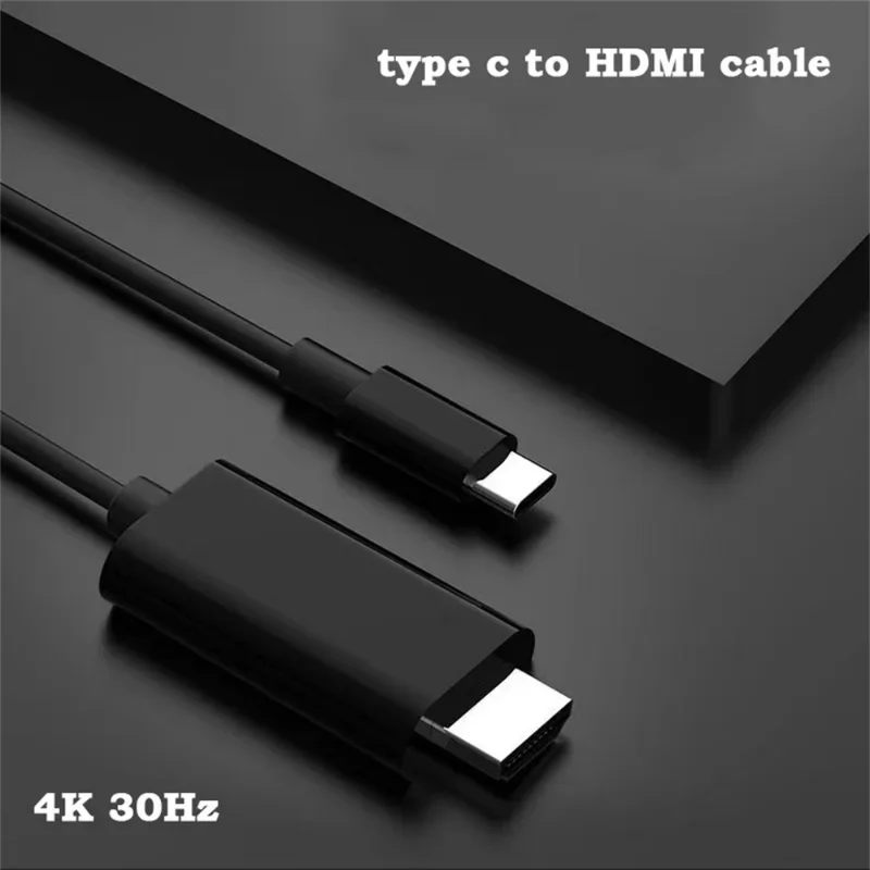 USB C to HDMI ȣȯ ̺, CŸ to HD Ʈ ȭ to TV , ƺ   е  2m, 4K, 30Hz