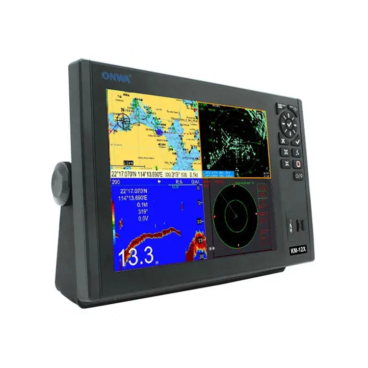 KM-12X 5 In 1 Marine Radar With Ais And Fish Finder