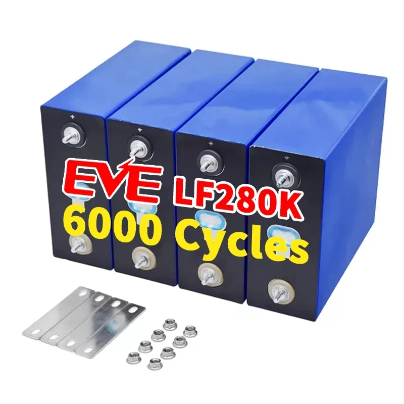 

LF105AH EVE 3.2V Lifepo4 LF105Ah 6000 Cycles LFP Battery Cell Prismatic Rechargeable Lithium Ion Phosphate Battery Cells