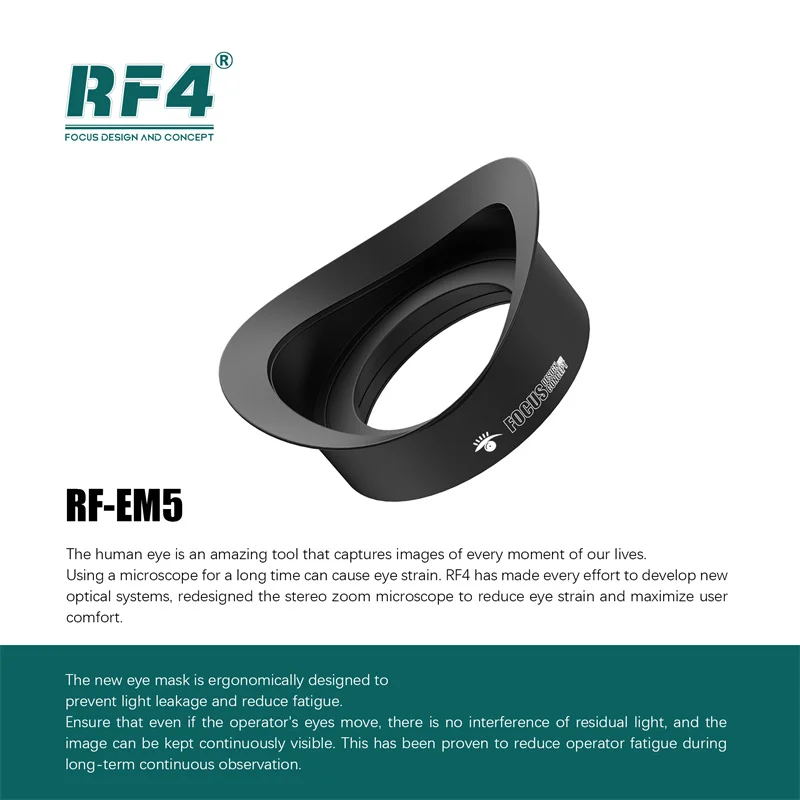 Eye Protector Cups RF4 RF-EM5 Eyepiece Cover for Trinocular Stereo Microscope Prevent Light Leaking Rubber Eye Guards Shield