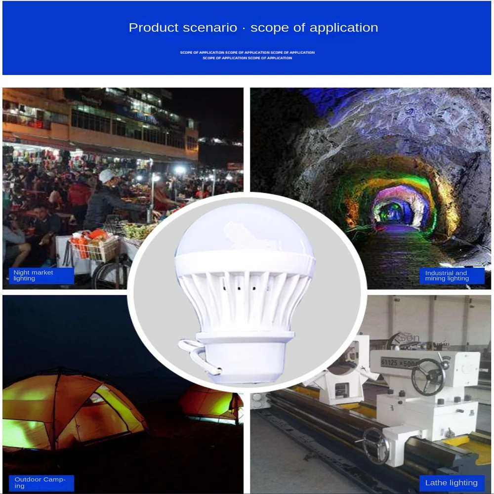 USB Portable LED Camping Bulb 5