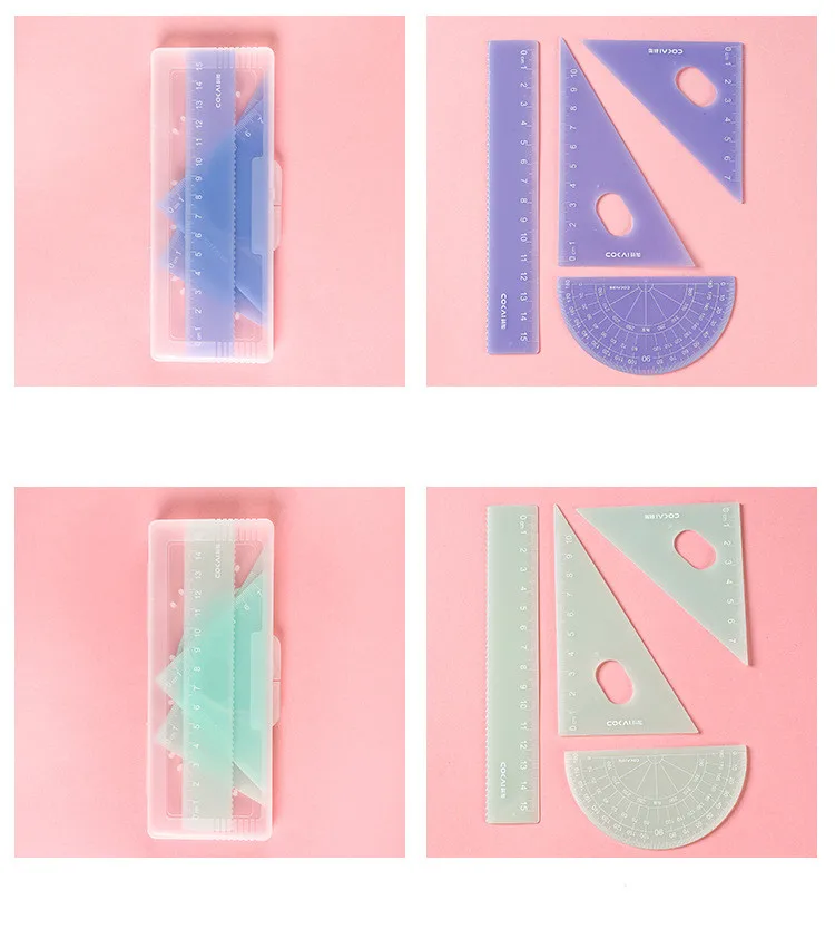 REBECASKYENS Lot De 10 Règles En Plastique Transparent De 15,2 Cm Règle