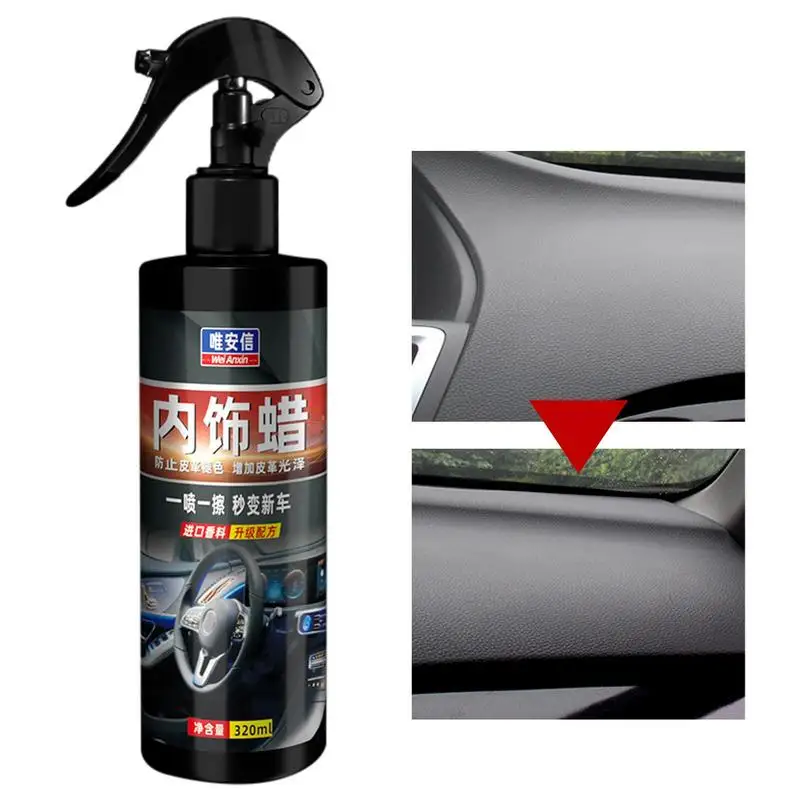 

Car Interior Cleaner Car Inside Cleaner Leather Conditioner Delicate Emulsion Of Natural Plant Ingredients For Wooden & Fabric