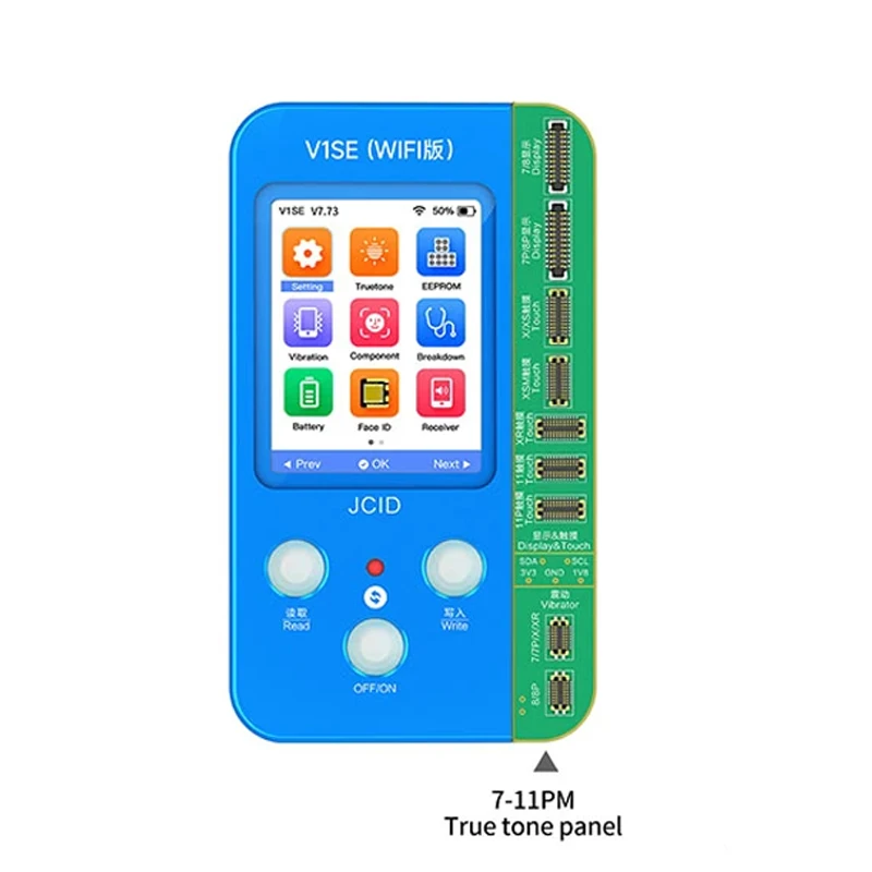 

JCID JC V1SE Programmer For iPhone 7 8 X XR XSMax 11 12 13 14 Photosensitive Original Color Touch Fingerprint Battery Programmer