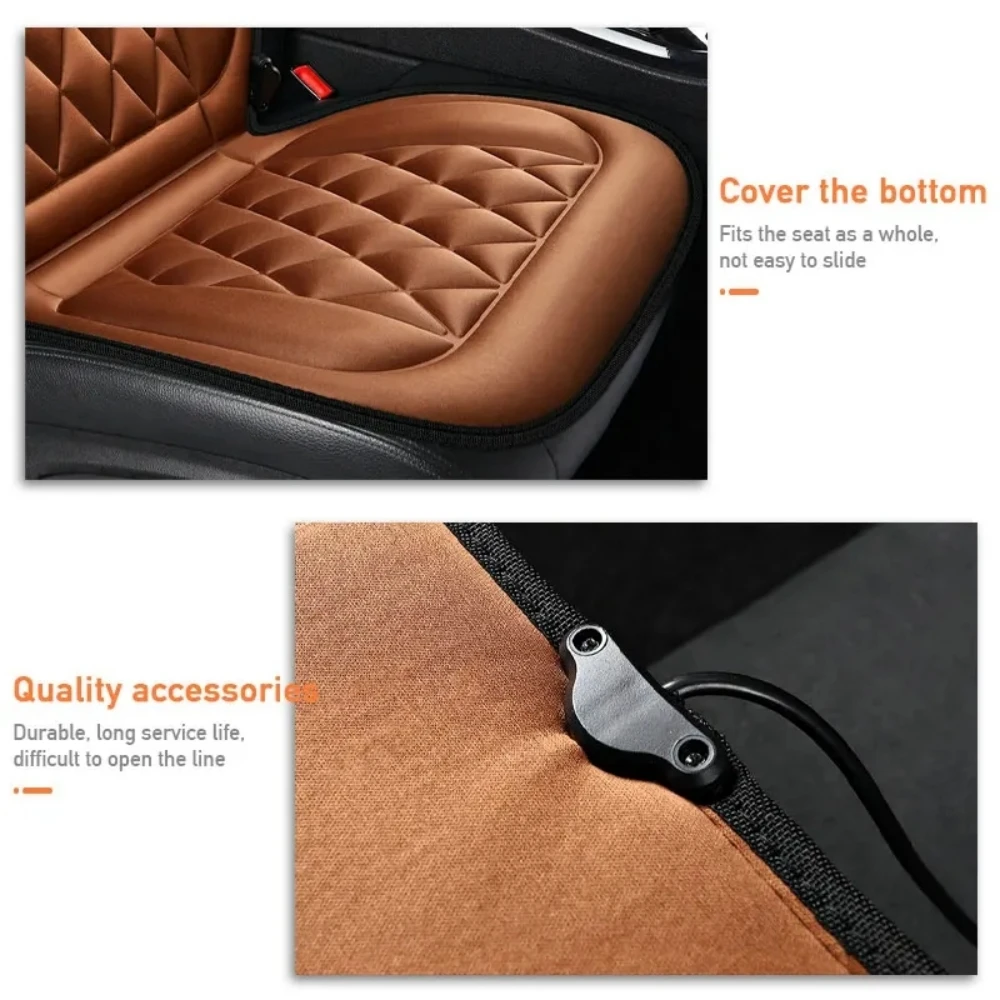 Heated Winter Seat Cushions – Universal 2-Pack
