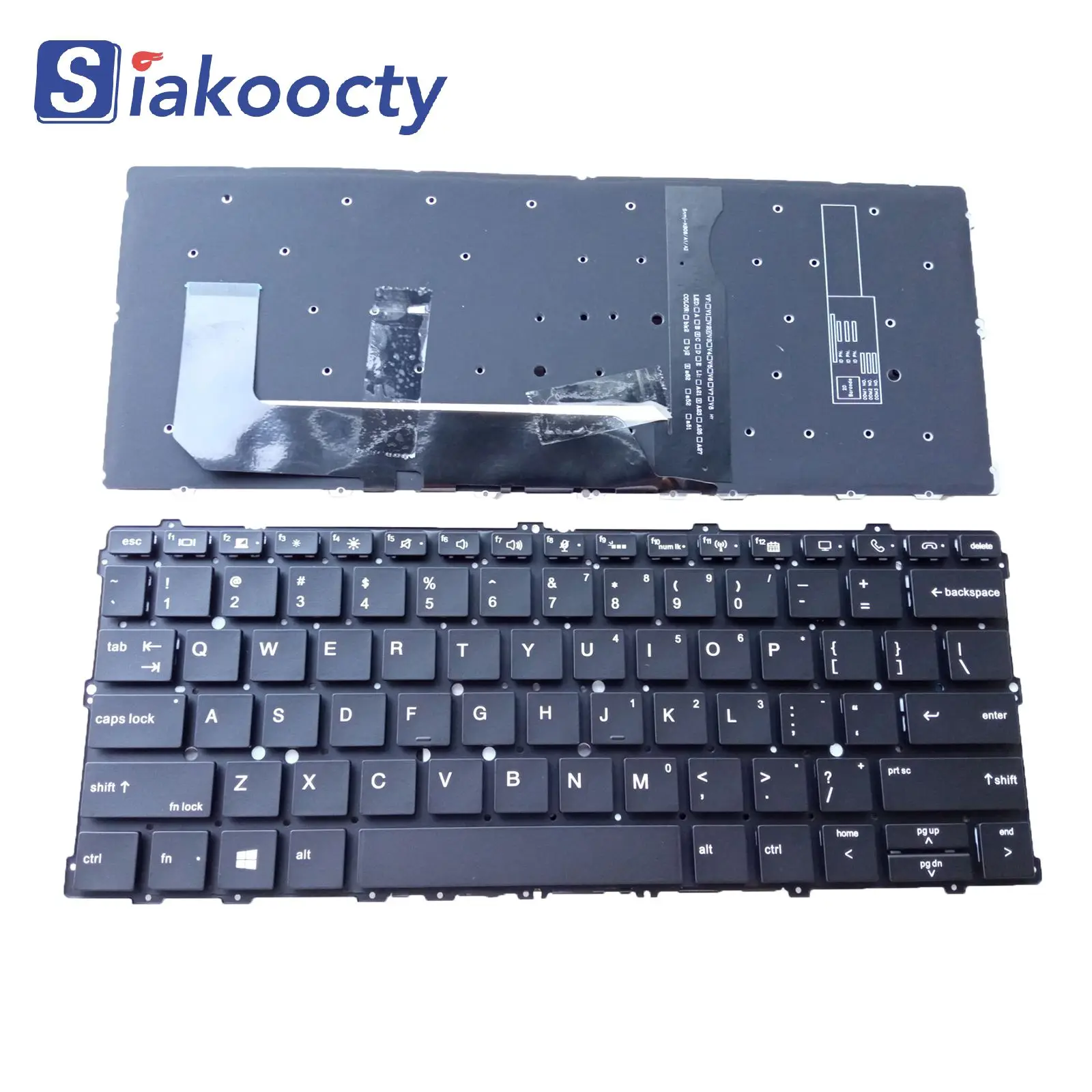 Nuova Tastiera Hp Elitebook X360 1030 G2 1030 G3 Usa Nera Con Retroilluminazione 918018-001