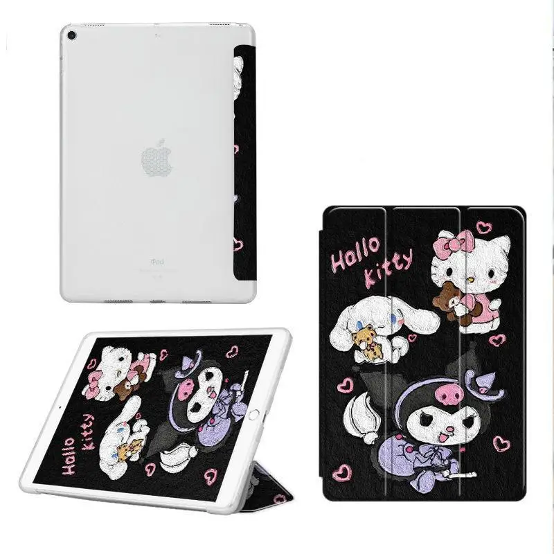 

Kawaii Ipad Cover Protective Case Sanrios Cinnamoroll Cartoon Anime Kuromi Shell Ipad Pro Mini 3 4 5 6 Air 3 4 5 Pro 2022 Sleeve