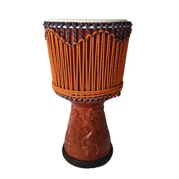 Solid Wood Djembe Drum 10-13inch Professional African Drum Adult Children Beginner Hand Drums with Bag Percussion Instruments