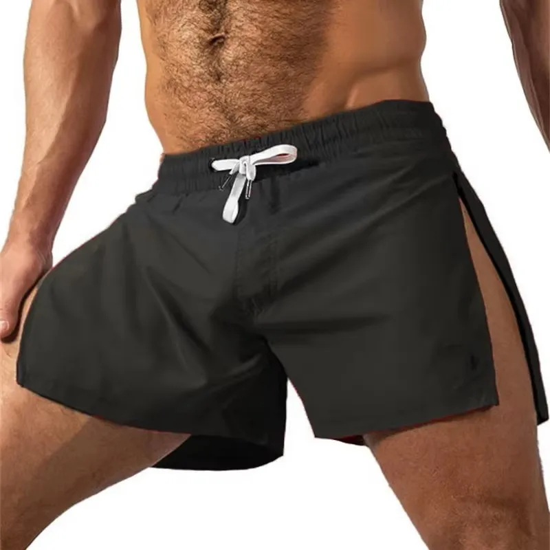 NEW summer Sports Shorts Men Sweatshorts Quick Dry woven Beach Jogging Fitness shorts Training side Zipper casual men Shorts 5