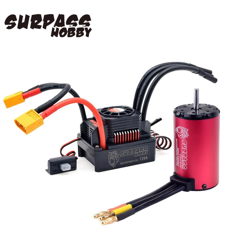 Moteur Brushless RC 4068/4076 4P 12S 150A Voiture 1/8